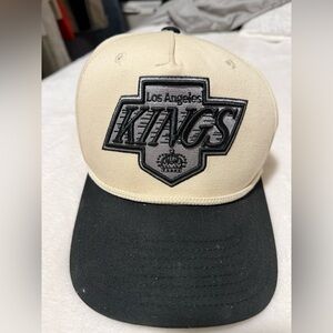 Mitchell & Ness Cream and Black Cap